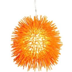 Urchin 169M01OR 1-Light Mini Pendant - Electric Pumpkin