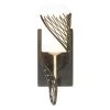 Flow 240K01RMBFG 1-Light Wall Sconce - Matte Black/French Gold -Hanging Lighting 240K01RMBFG 1