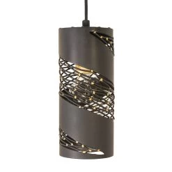 Flow 240M01MBFG 1-Light Mini Pendant - Matte Black/French Gold 13 Flow 240M01MBFG 1-Light Mini Pendant - Matte Black/French Gold -Hanging Lighting 240M01MBFG 5