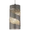 Flow 240M01SL 1-Light Mini Pendant - Steel 1 Flow 240M01SL 1-Light Mini Pendant - Steel -Hanging Lighting 240M01SL