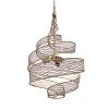 Flow 240P03HO 3-Light Pendant Light - Hammered Ore -Hanging Lighting 240P03HO