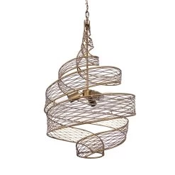 Flow 240P03HO 3-Light Pendant Light - Hammered Ore