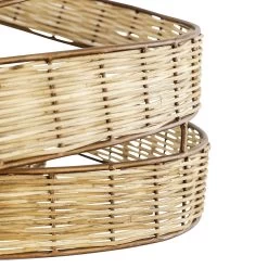 Flow 240P06BTR 6-Light Twist Pendant Light - Baguette/Natural Rattan -Hanging Lighting 240P06BTR Detail 1 88223f3b b077 40a9 84ca bad2ef87705c