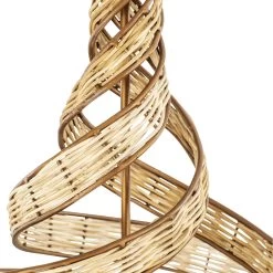 Flow 240P06BTR 6-Light Twist Pendant Light - Baguette/Natural Rattan -Hanging Lighting 240P06BTR Detail 2 2e6b1596 e94f 4a7a a85c e2530a0052c7