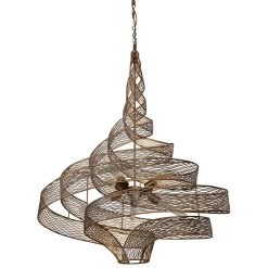 Flow 240P06LHO 6-Light Pendant Light - Hammered Ore -Hanging Lighting 240P06LHO alt 1