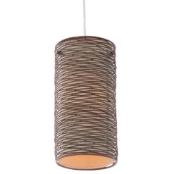 Flow 241M01HO 1-Light Mini Pendant - Hammered Ore