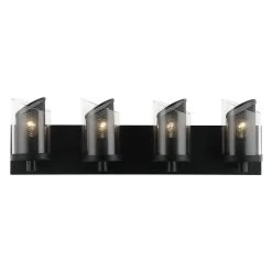 So Inclined 246B04BL 4-Light Vanity Light - Black