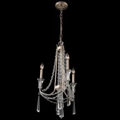 Barcelona 270C03TR 3-Light Chandelier - Transcend Silver -Hanging Lighting 270C03TR alt 1