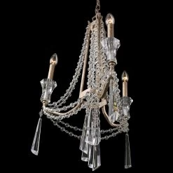 Barcelona 270C03TR 3-Light Chandelier - Transcend Silver -Hanging Lighting 270C03TR alt 4