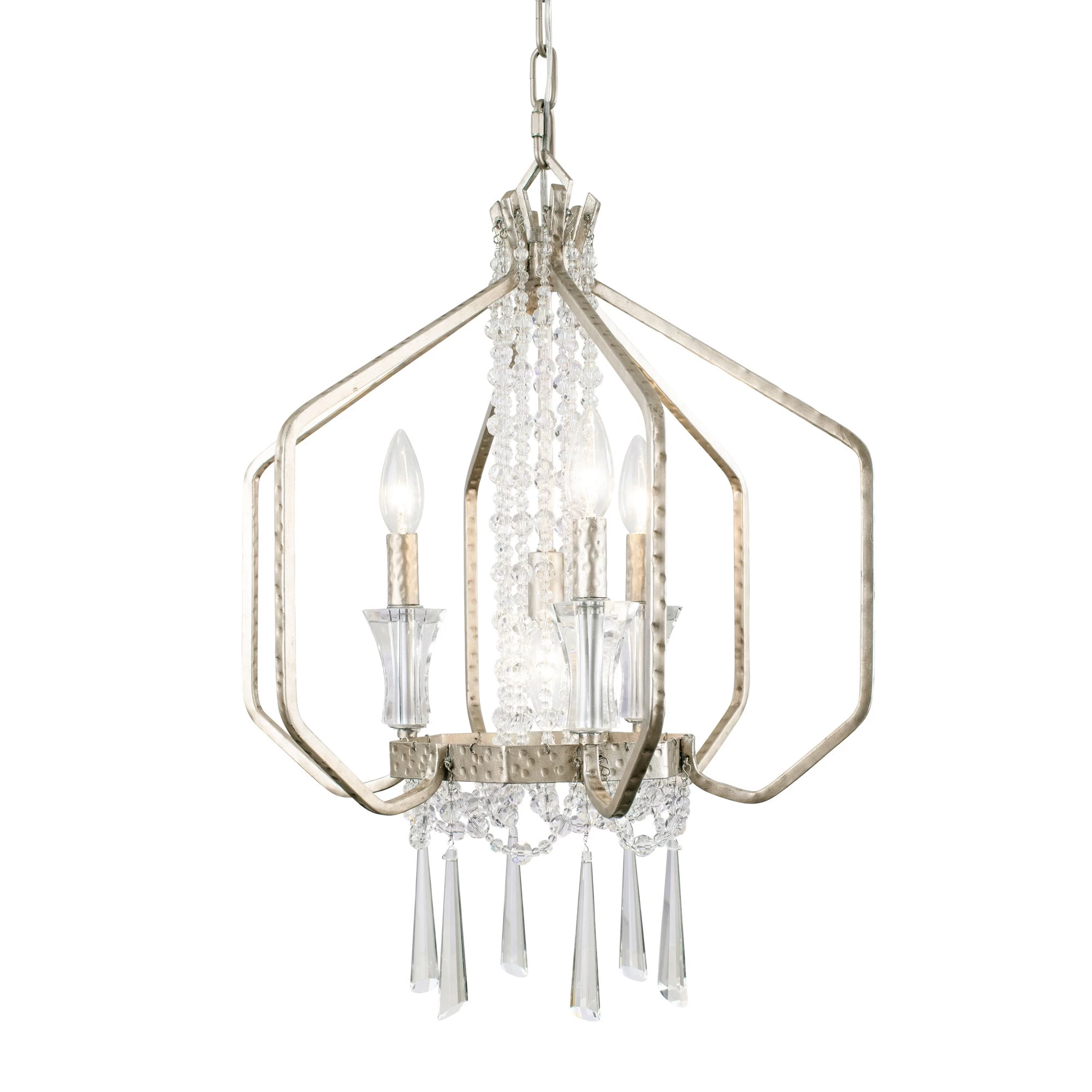 Barcelona 270P04TR 4-Light Pendant Light - Transcend Silver 3 Barcelona 270P04TR 4-Light Pendant Light - Transcend Silver