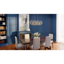 Bask 271N06GD 6-Light Kitchen Island Pendant - Gold Dust 12 Bask 271N06GD 6-Light Kitchen Island Pendant - Gold Dust -Hanging Lighting 271N06GD scene 1