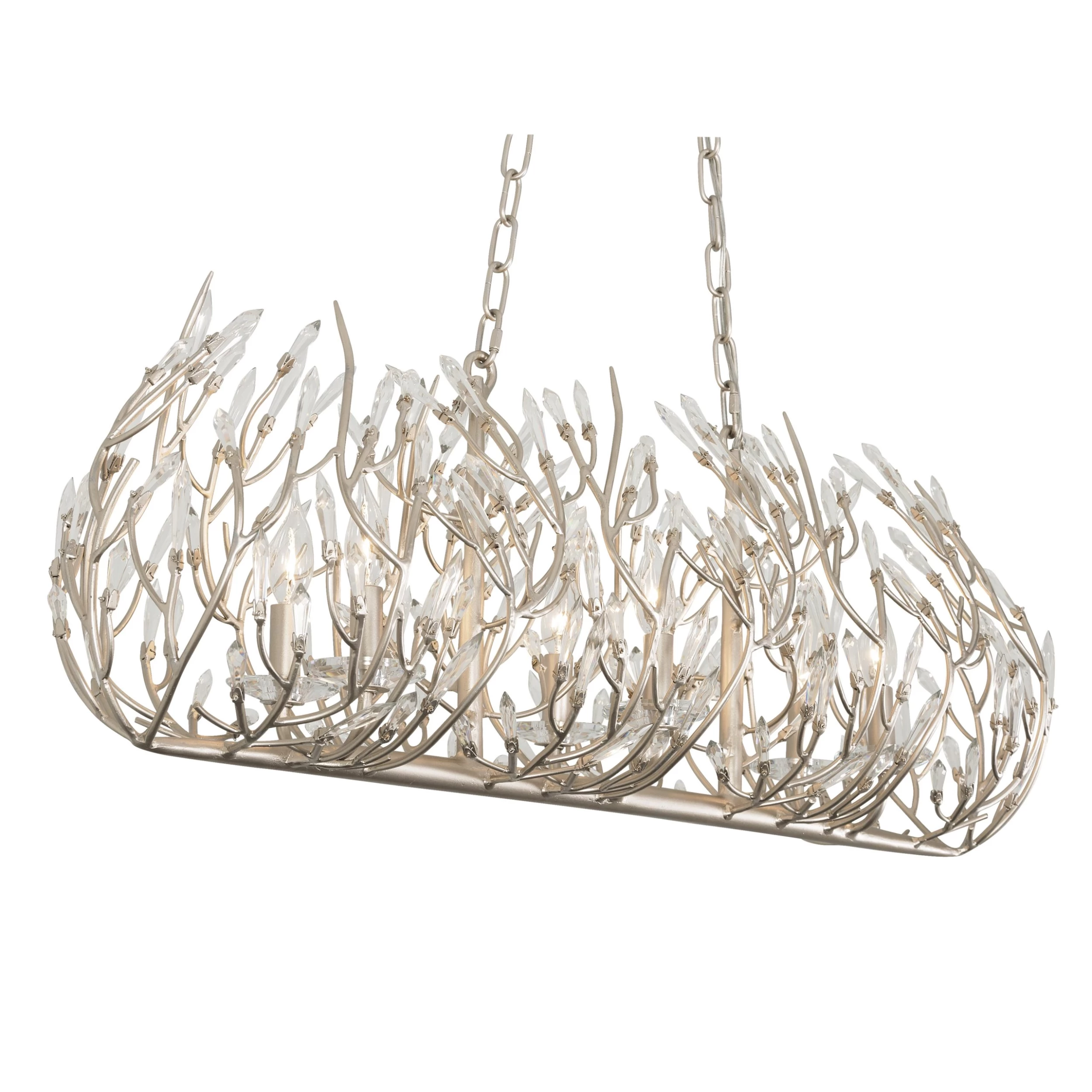 Bask 271N08GD 8-Light Kitchen Island Pendant - Gold Dust 4 Bask 271N08GD 8-Light Kitchen Island Pendant - Gold Dust - Image 2