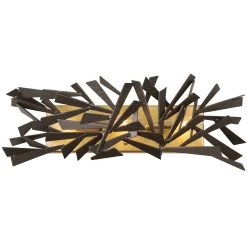 Bermuda 286B03AGRB 3-Light Vanity Light - Antique Gold/Rustic Bronze 7 Bermuda 286B03AGRB 3-Light Vanity Light - Antique Gold/Rustic Bronze -Hanging Lighting 286B03AGRB 2