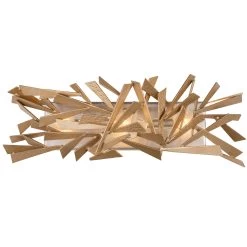 Bermuda 286B03SICM 3-Light Vanity Light - Silver/Champagne Mist