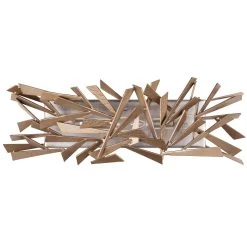 Bermuda 286B03SICM 3-Light Vanity Light - Silver/Champagne Mist -Hanging Lighting 286B03SICM 2