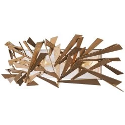 Bermuda 286B03SICM 3-Light Vanity Light - Silver/Champagne Mist -Hanging Lighting 286B03SICM 3