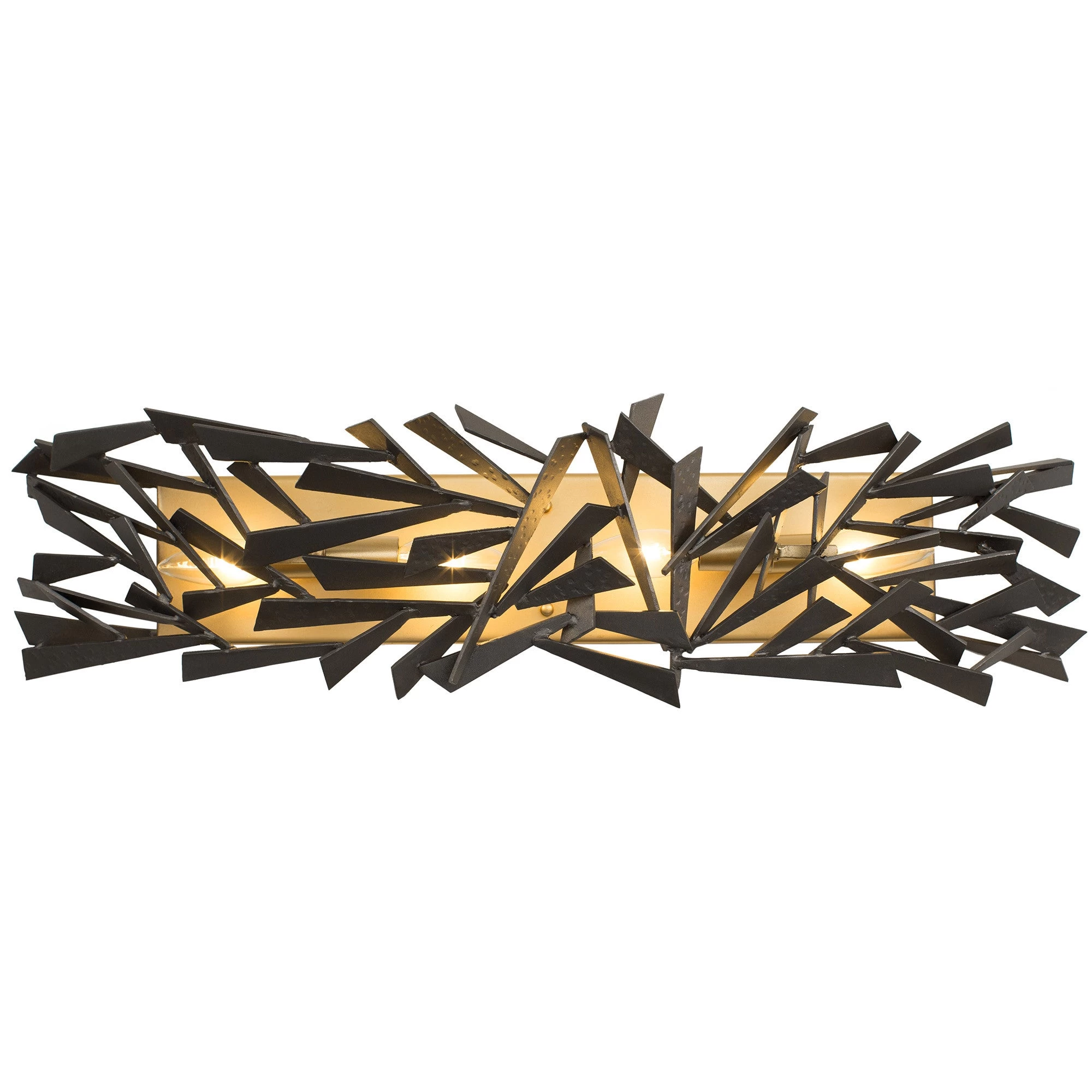 Bermuda 286B04AGRB 4-Light Vanity Light - Antique Gold/Rustic Bronze 3 Bermuda 286B04AGRB 4-Light Vanity Light - Antique Gold/Rustic Bronze