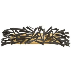 Bermuda 286B04AGRB 4-Light Vanity Light - Antique Gold/Rustic Bronze 7 Bermuda 286B04AGRB 4-Light Vanity Light - Antique Gold/Rustic Bronze -Hanging Lighting 286B04AGRB 2