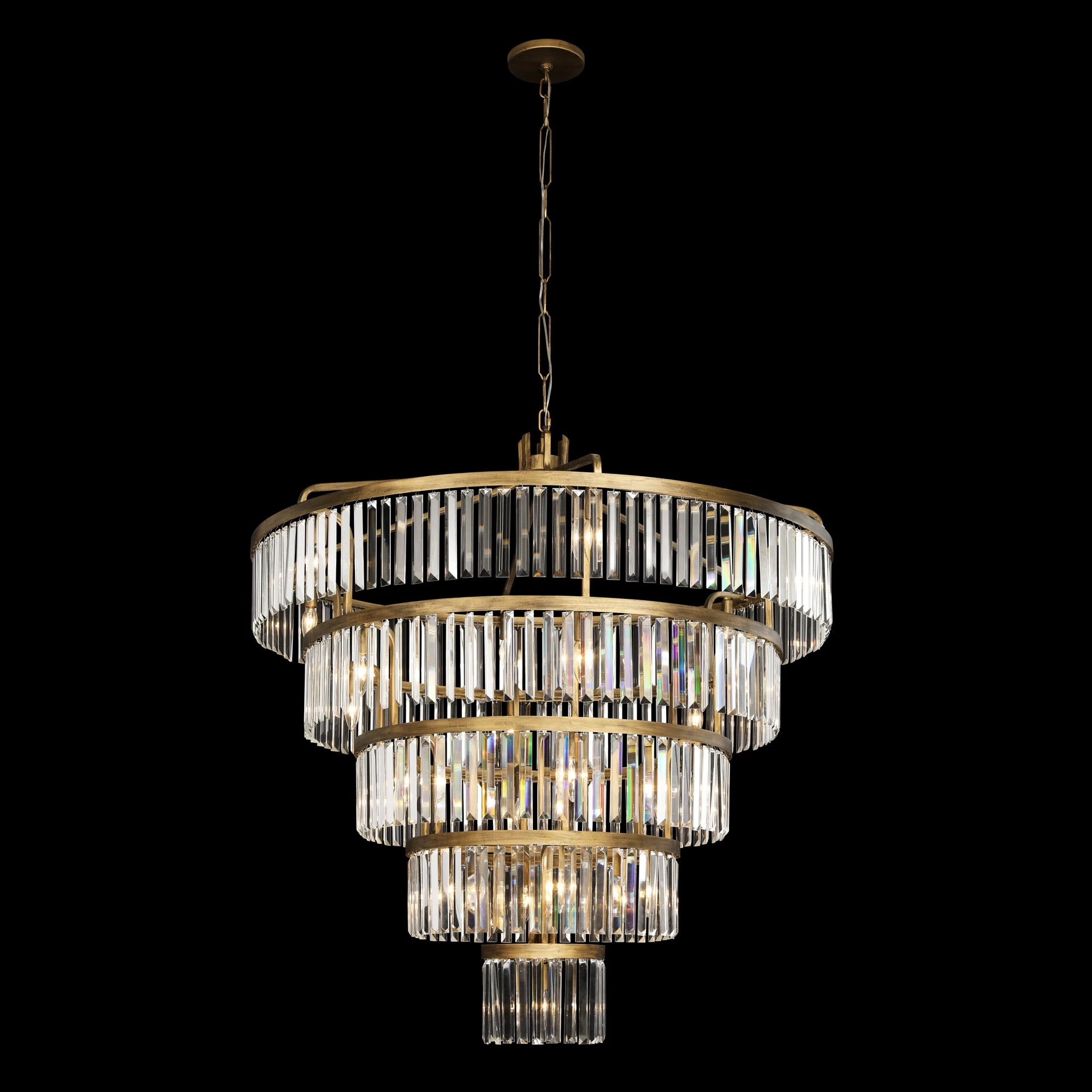 Social Club 297P25HG 25-Light Pendant Light - Havana Gold 4 Social Club 297P25HG 25-Light Pendant Light - Havana Gold - Image 2