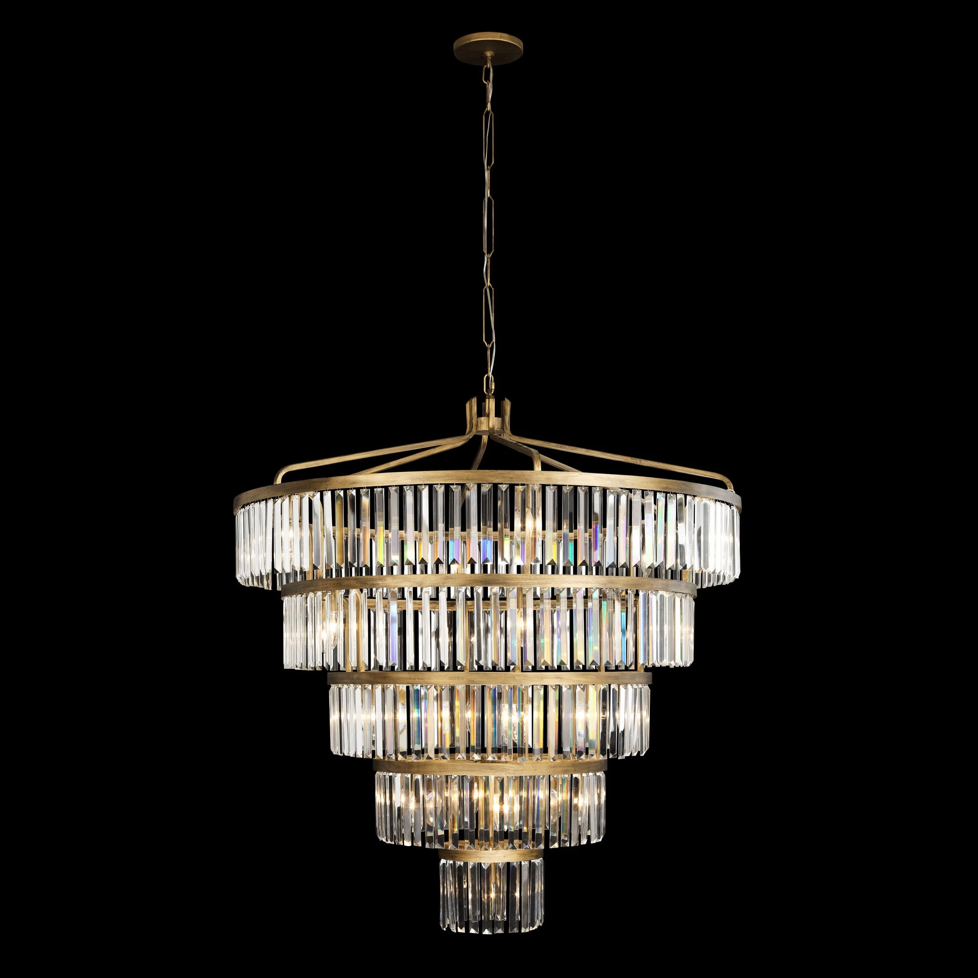 Social Club 297P25HG 25-Light Pendant Light - Havana Gold 6 Social Club 297P25HG 25-Light Pendant Light - Havana Gold - Image 4
