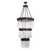 Matrix 309C19MBFG 18-Light Chandelier - Matte Black/French Gold -Hanging Lighting 309C19MBFG 2