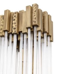 Matrix 309W02HG 2-Light Wall Sconce - Havana Gold -Hanging Lighting 309W02HG Detail 1