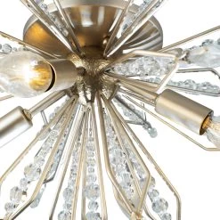 Orbital 311S04GD 4-Light Semi-Flush - Gold Dust -Hanging Lighting 311S04GD Detail