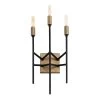 Bodie 314W03HGCB 3-Light Wall Sconce - Havana Gold/Carbon -Hanging Lighting 314W03HGCB 3
