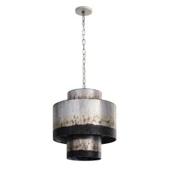 Cannery 323F04OG 4-Light Pendant Light - Ombre Galvanized