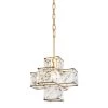Cubic 329P01CG 1-Light Pendant Light - Calypso Gold -Hanging Lighting 329P01CG
