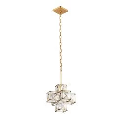 Cubic 329P01CG 1-Light Pendant Light - Calypso Gold -Hanging Lighting 329P01CG 2