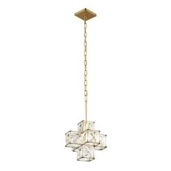 Cubic 329P01CG 1-Light Pendant Light - Calypso Gold -Hanging Lighting 329P01CG 3