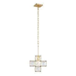 Cubic 329P01CG 1-Light Pendant Light - Calypso Gold -Hanging Lighting 329P01CG 6