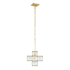 Cubic 329P01CG 1-Light Pendant Light - Calypso Gold -Hanging Lighting 329P01CG 7