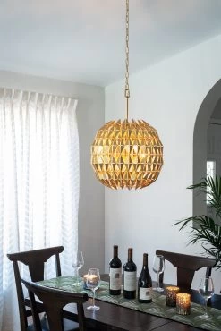 Forever 342P03FG 3-Light Pendant Light - French Gold -Hanging Lighting 342P03FG 6
