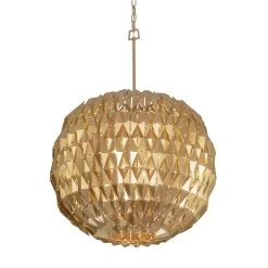 Forever 342P03FG 3-Light Pendant Light - French Gold -Hanging Lighting 342P06FG 1