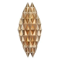 Forever 342W02FG 2-Light Wall Sconce - French Gold