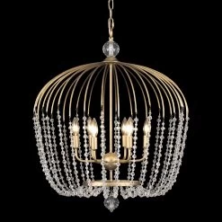 Voliere 343P06HG 6-Light Pendant Light - Havana Gold -Hanging Lighting 343P06HG