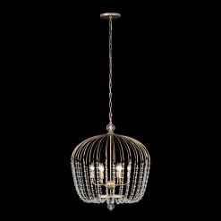 Voliere 343P06HG 6-Light Pendant Light - Havana Gold -Hanging Lighting 343P06HG 2