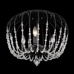 Voliere 343S03MB 3-Light Ceiling Light - Matte Black -Hanging Lighting 343S03MB 1