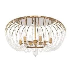 Voliere 343S06HG 6-Light Ceiling Light - Havana Gold