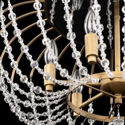 Voliere 343S06HG 6-Light Ceiling Light - Havana Gold -Hanging Lighting 343S06HG Detail 1