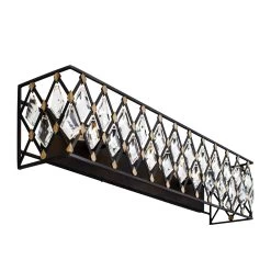 Windsor 345B04CBHG 4-Light Vanity Light - Carbon/Havana Gold -Hanging Lighting 345B04CBHG 2