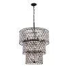 Windsor 345C13CBHG 13-Light Crystal Chandelier - Carbon Black/Havana Gold -Hanging Lighting 345C13CBHG 1