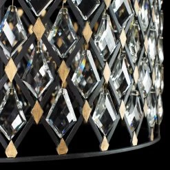 Windsor 345P04CBHG 4-Light Pendant Light - Carbon/Havana Gold -Hanging Lighting 345P04CBHG 4