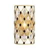 Windsor 345W01FGMB 1-Light Wall Sconce - French Gold/Matte Black -Hanging Lighting 345W01FGMB 2