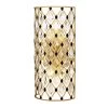 Windsor 345W02FGMB 2-Light Wall Sconce - French Gold/Matte Black
