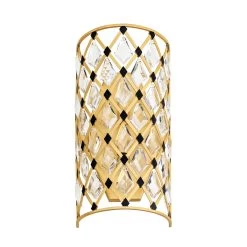 Windsor 345W02FGMB 2-Light Wall Sconce - French Gold/Matte Black -Hanging Lighting 345W02FGMB 4