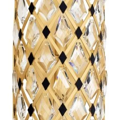 Windsor 345W02FGMB 2-Light Wall Sconce - French Gold/Matte Black -Hanging Lighting 345W02FGMB Detail 2