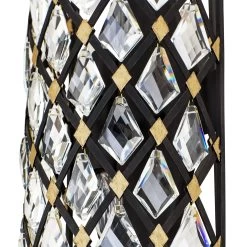 Windsor 345W02SCBHG 2-Light Wall Sconce - Carbon/Havana Gold -Hanging Lighting 345W02SCBHG Detail 1